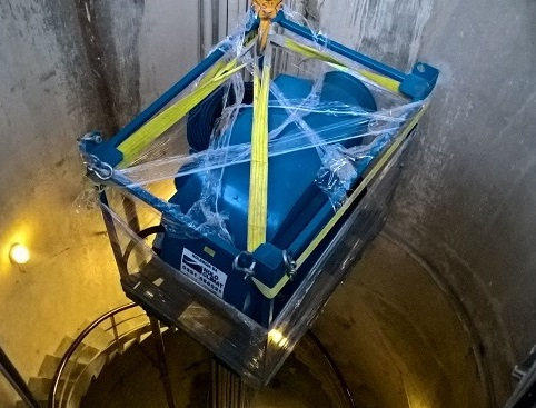 Estrattori d’aria a noleggio per i lavori sotterranei di una centrale di pompaggio